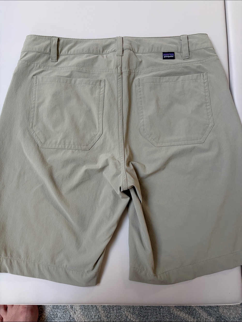 Patagonia women Light Olive ChinoShorts - Picture 3 of 5
